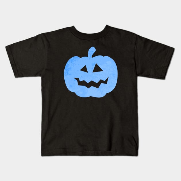 Blue Jack O Lantern - Autism Awareness Halloween Kids T-Shirt by Etopix